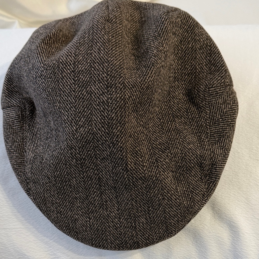 Jos. A. Bank Dark Brown Herringbone Cap